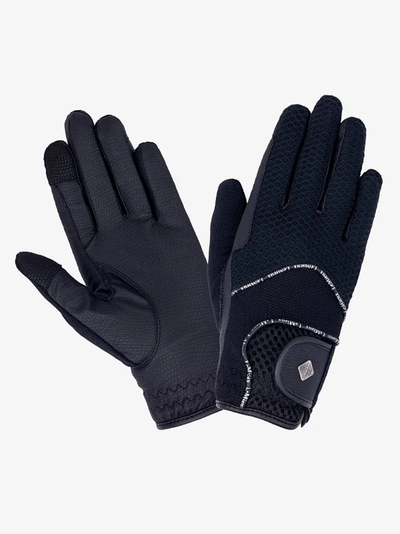 LeMieux 3D Mesh Riding Gloves in Navy